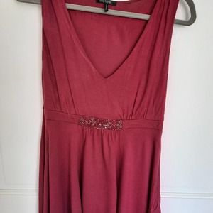 Daisy Fuentes flowy sequin dressy tank